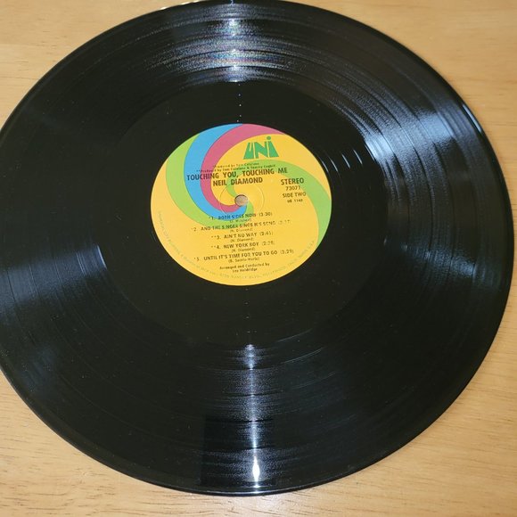 NEIL DIAMOND Touching You Touching Me LP 1969 Uni 73071 Stereo Pop Rock LP7 - Picture 6 of 10